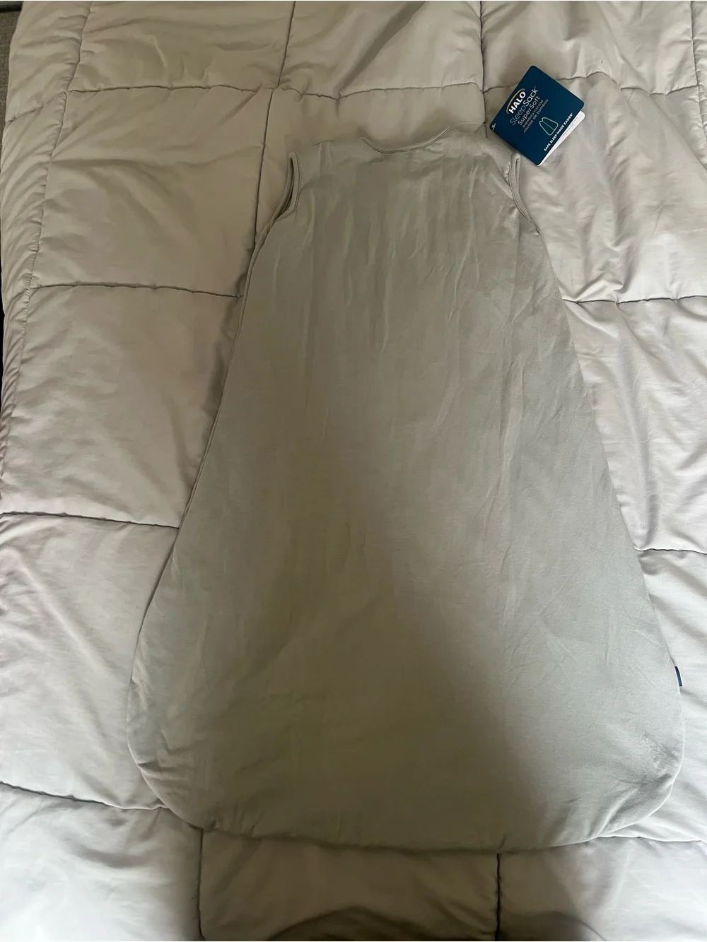 Halo Light Gray Sleeveless Sleepsack Wearable Blanket